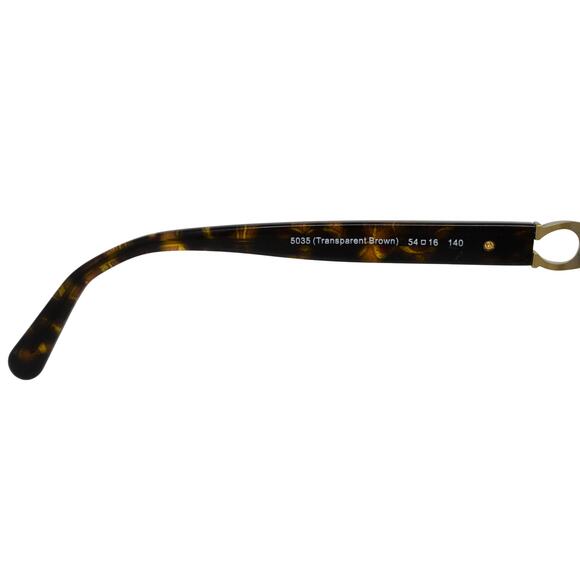 Coach HC 6120 5035 (Transparent Brown) 54-16-140mm Eyeglasses FRAMES ONLY - GOOD - Picture 10 of 13